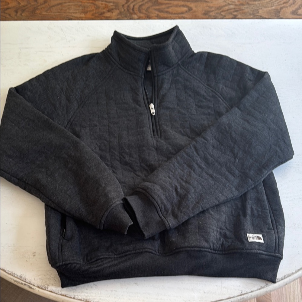 The North Face Men's Dark Gray Zip-Up Sweater